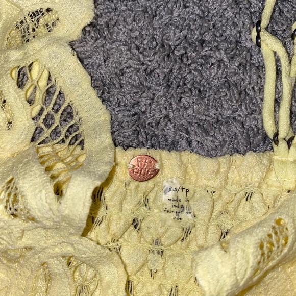 FREE PEOPLE YELLOW BRALETTE - Picture 6 of 6